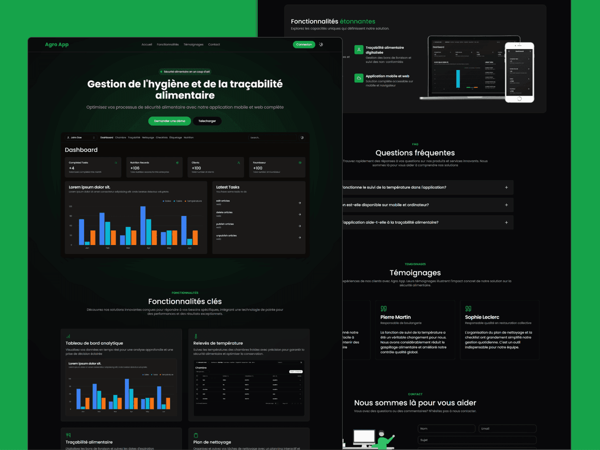 AgroApp | SaaS for food traceability
